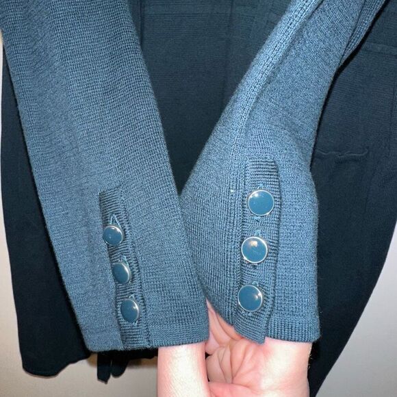 Talbots Petites Women’s Teal Green Cardigan Size Medium Petite - Picture 5 of 11